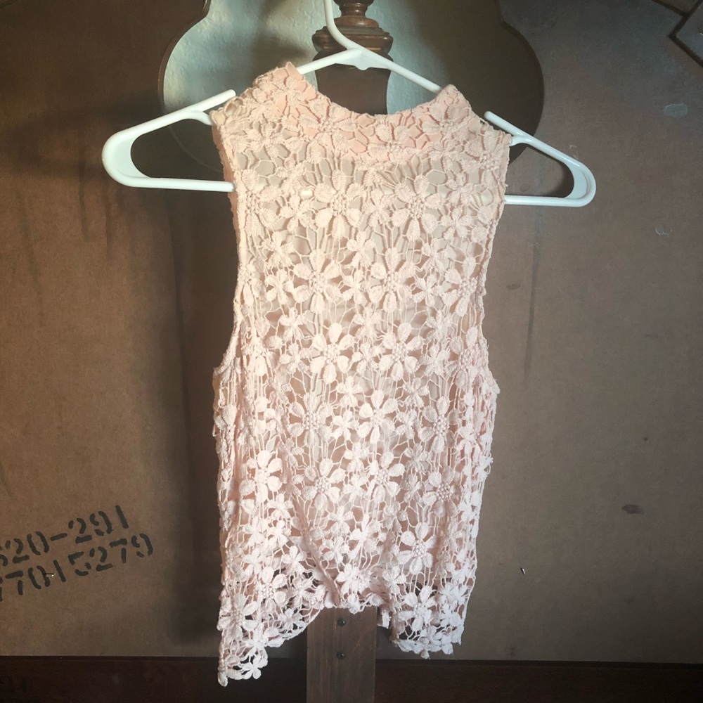 Blush Pink Sleeveless Top